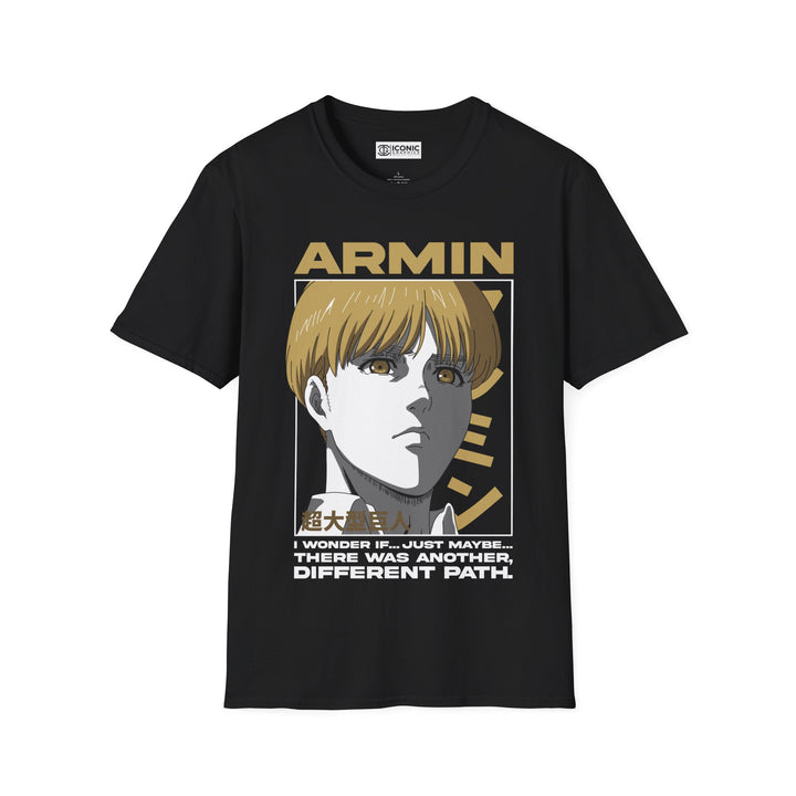 Armin Attack on titan T-Shirt - IGZ Clothing  - Armin Unisex Softstyle T-Shirt Best Price 26 at IGZ Clothing 
