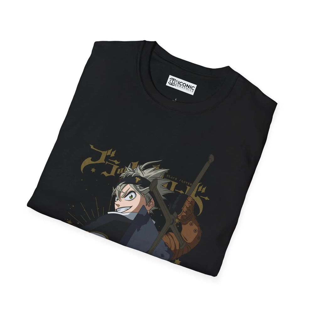 Asta Black Clover T-Shirt Printify