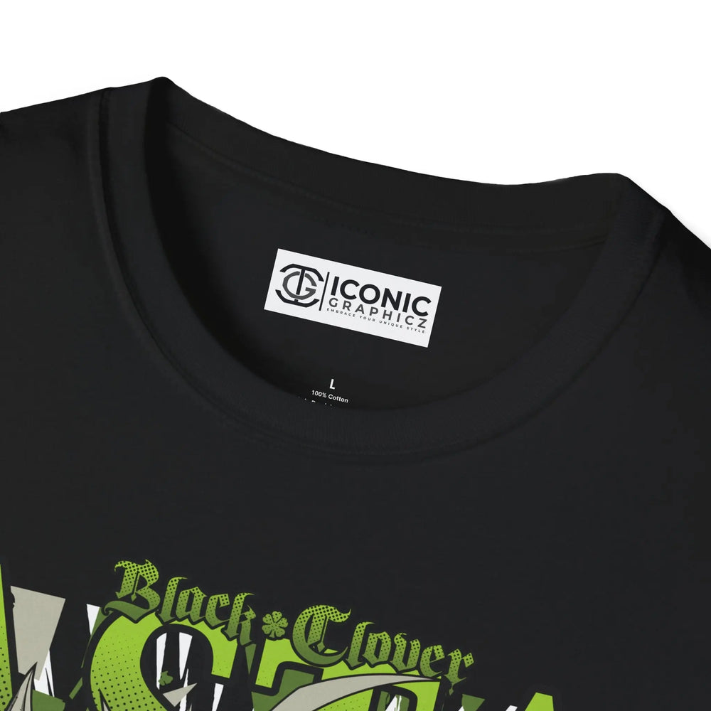 Asta Black Clover T-Shirt Printify