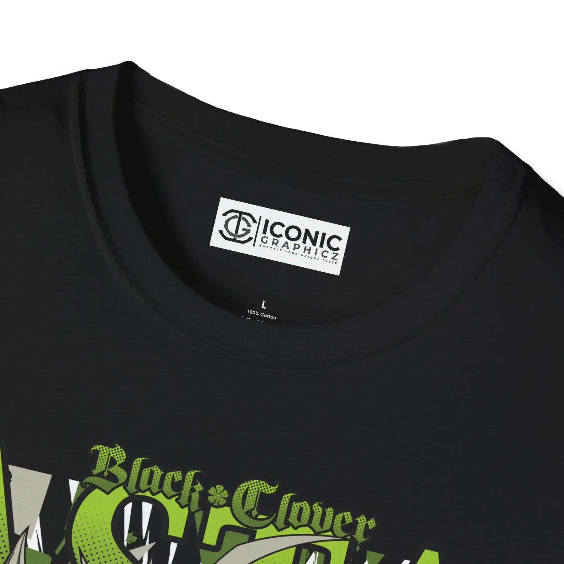 Asta Black Clover T-Shirt Printify