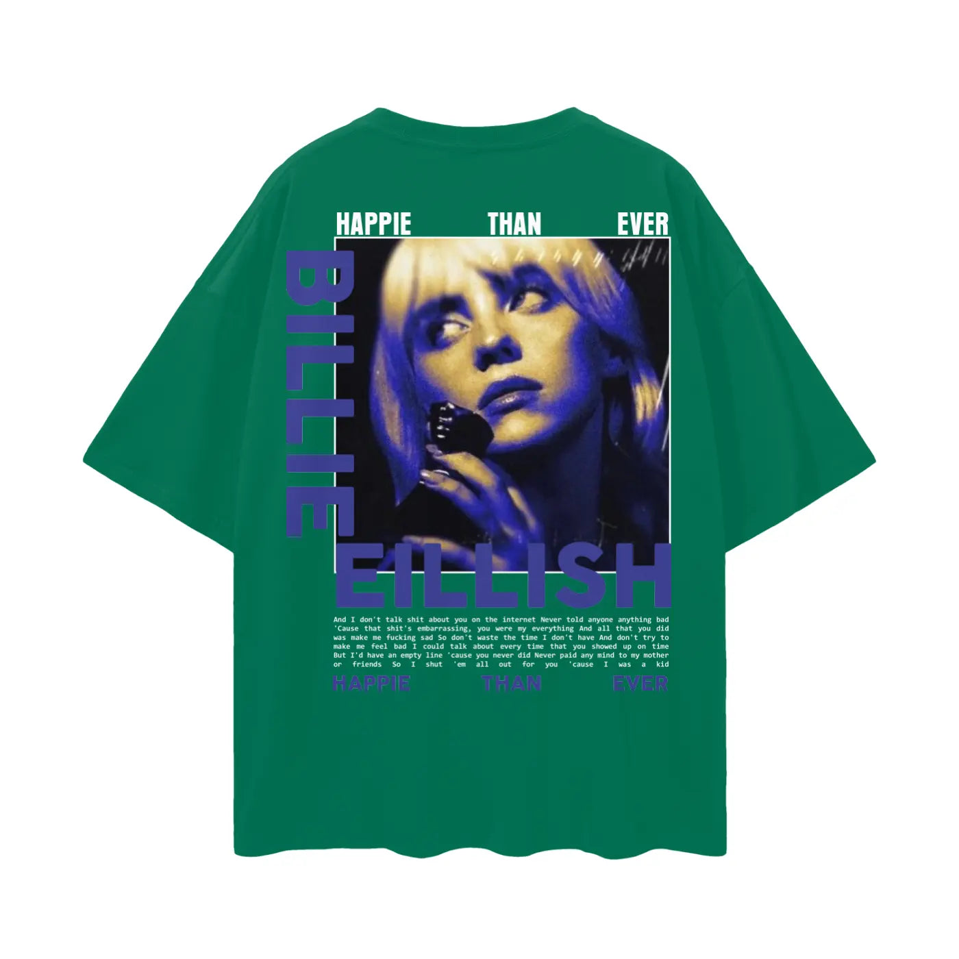 BILLIE EILLISH Oversize Deep Drop Shoulder Tee ODMPOD