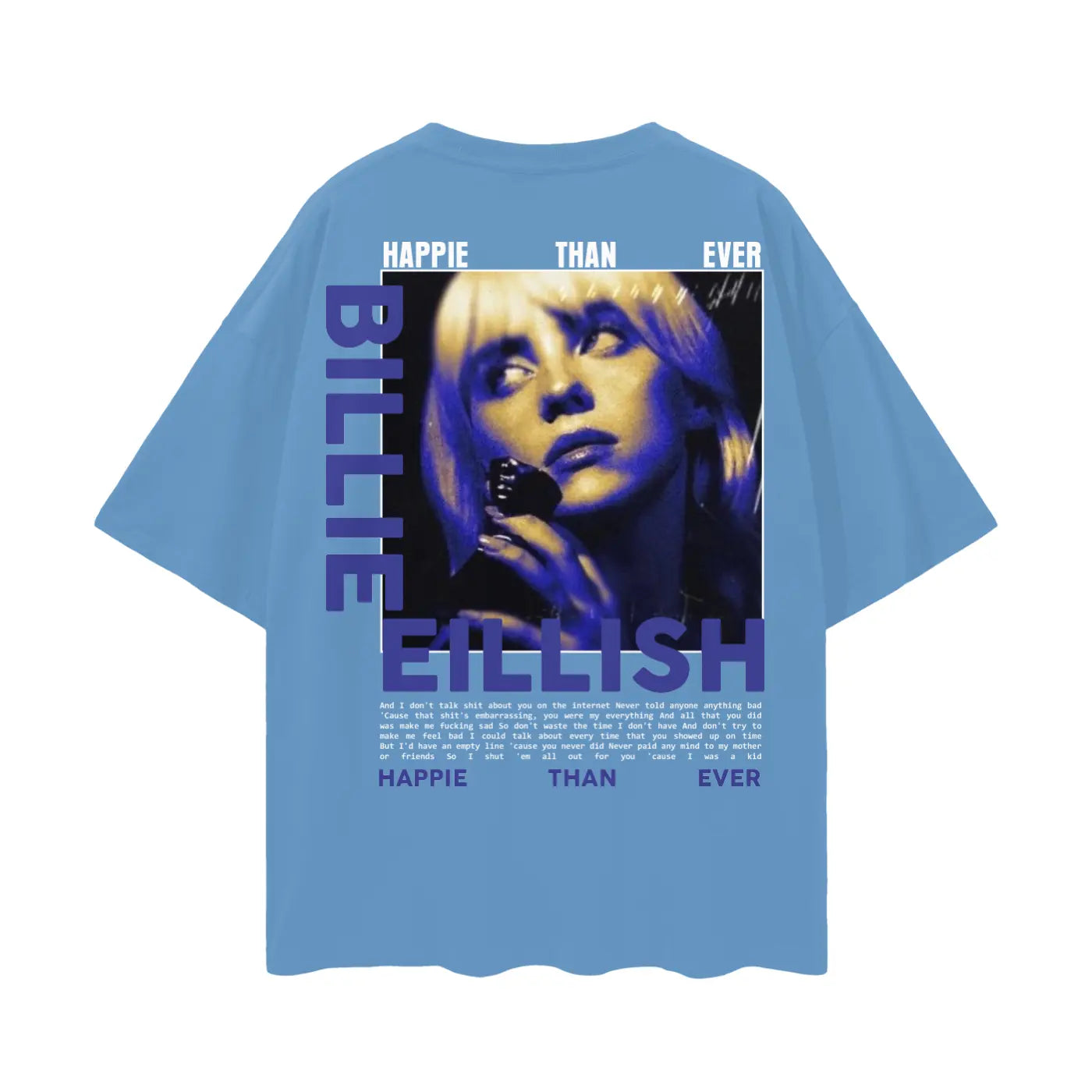 BILLIE EILLISH Oversize Deep Drop Shoulder Tee ODMPOD