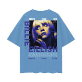 BILLIE EILLISH Oversize Deep Drop Shoulder Tee ODMPOD