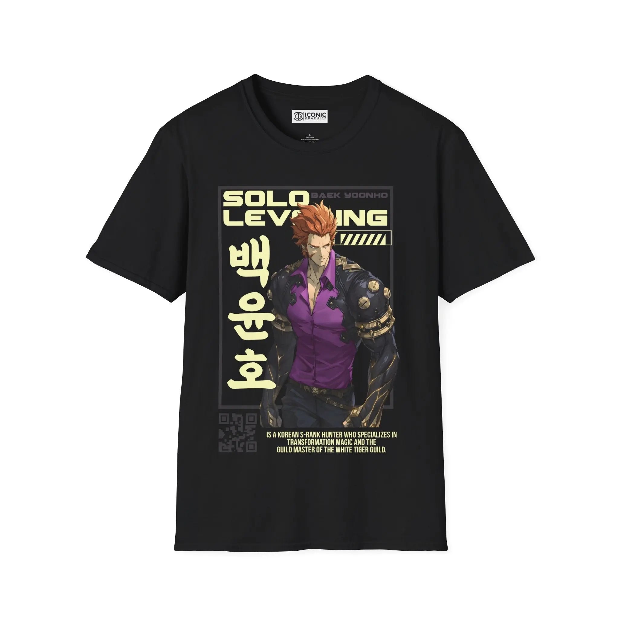 Baek Yoonho Solo Leveling T-Shirt Printify