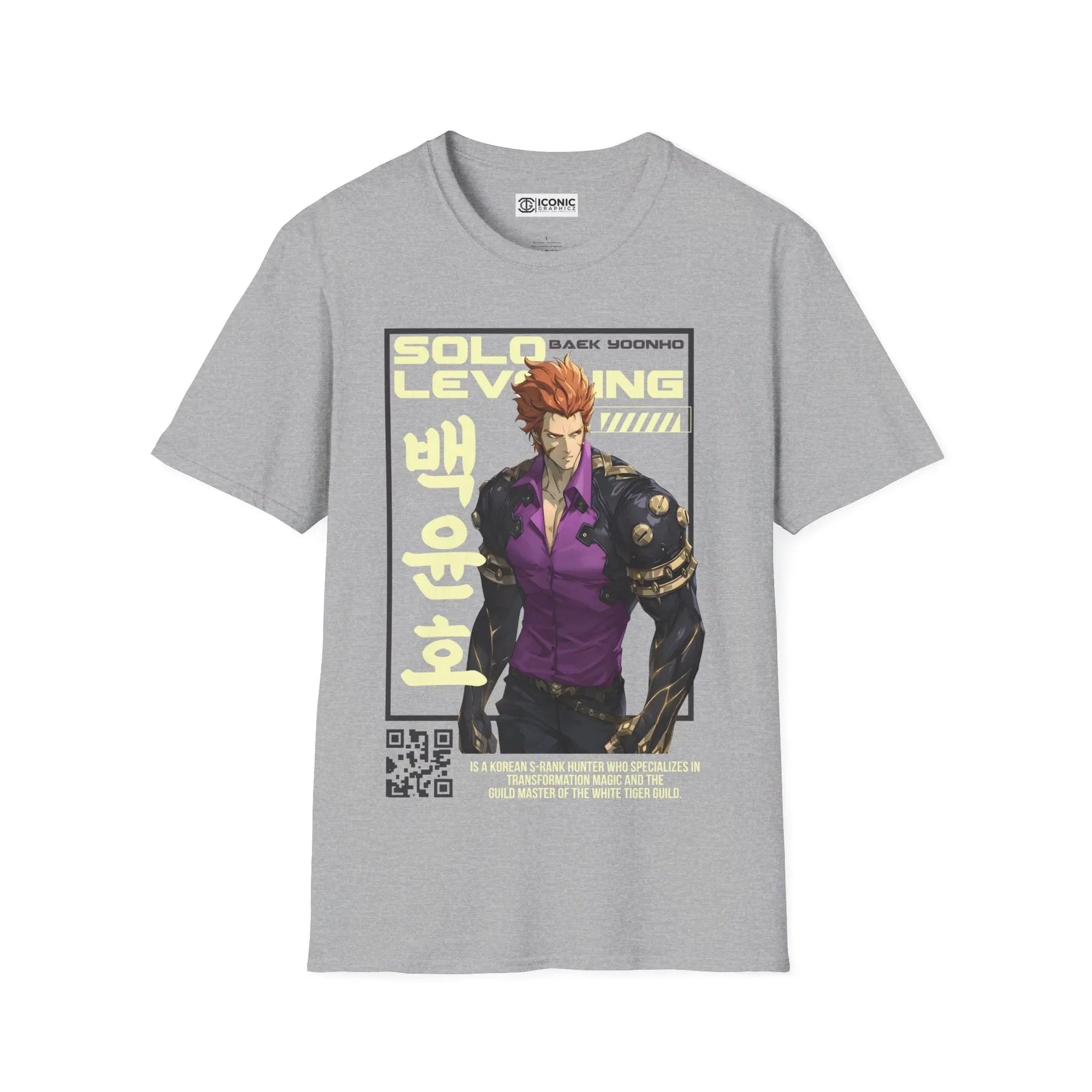 Baek Yoonho Solo Leveling T-Shirt Printify
