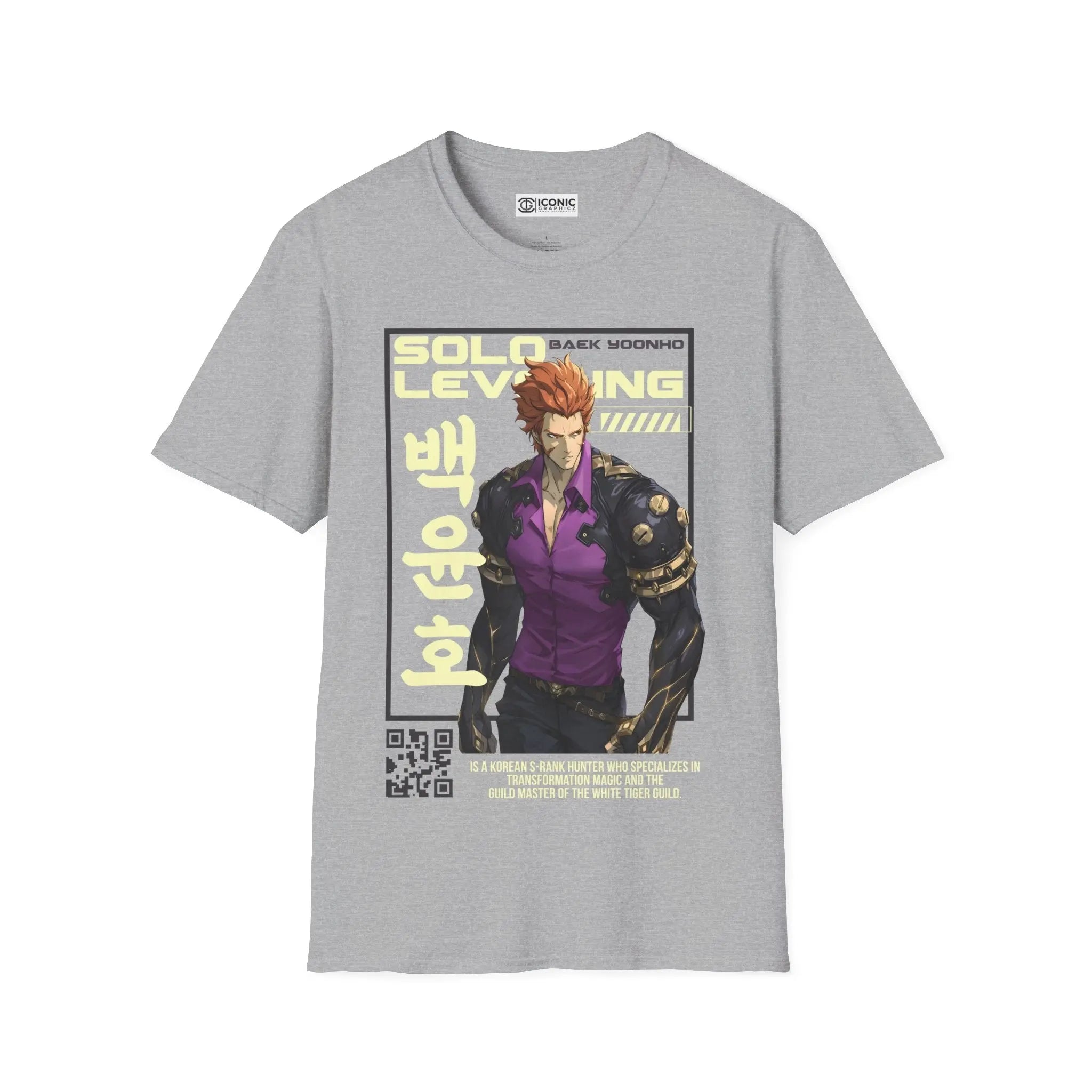 Baek Yoonho Solo Leveling T-Shirt Printify