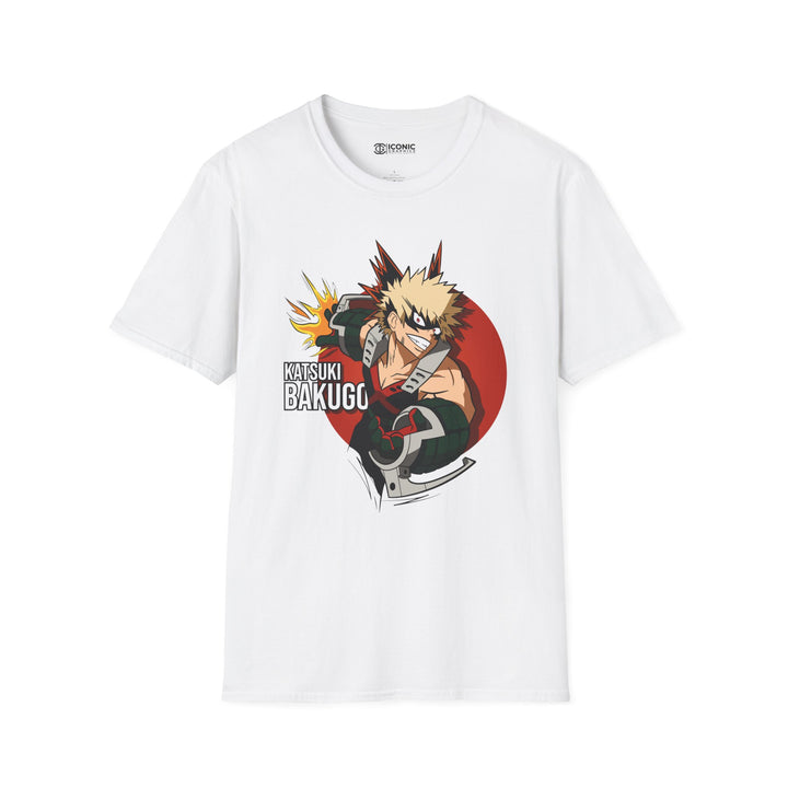 Bakugo My hero academia T-Shirt - IGZ Clothing  - Bakugo Unisex Softstyle T-Shirt Best Price 26 at IGZ Clothing 