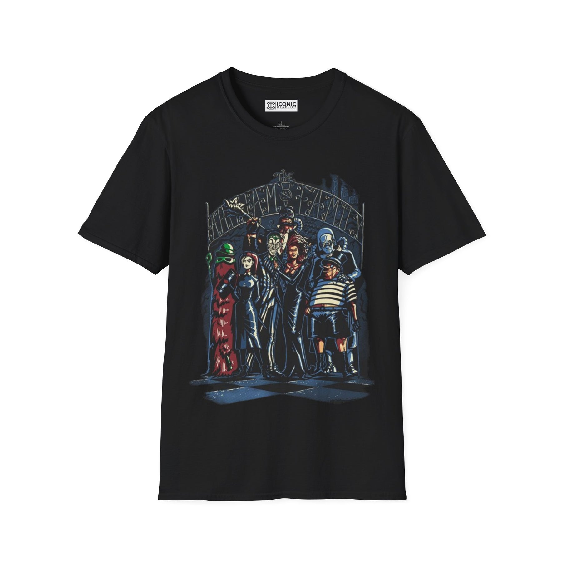 Batman Villains T-Shirt - IGZ Clothing  - Batman Villains Unisex Softstyle T-Shirt Best Price 26 at IGZ Clothing 