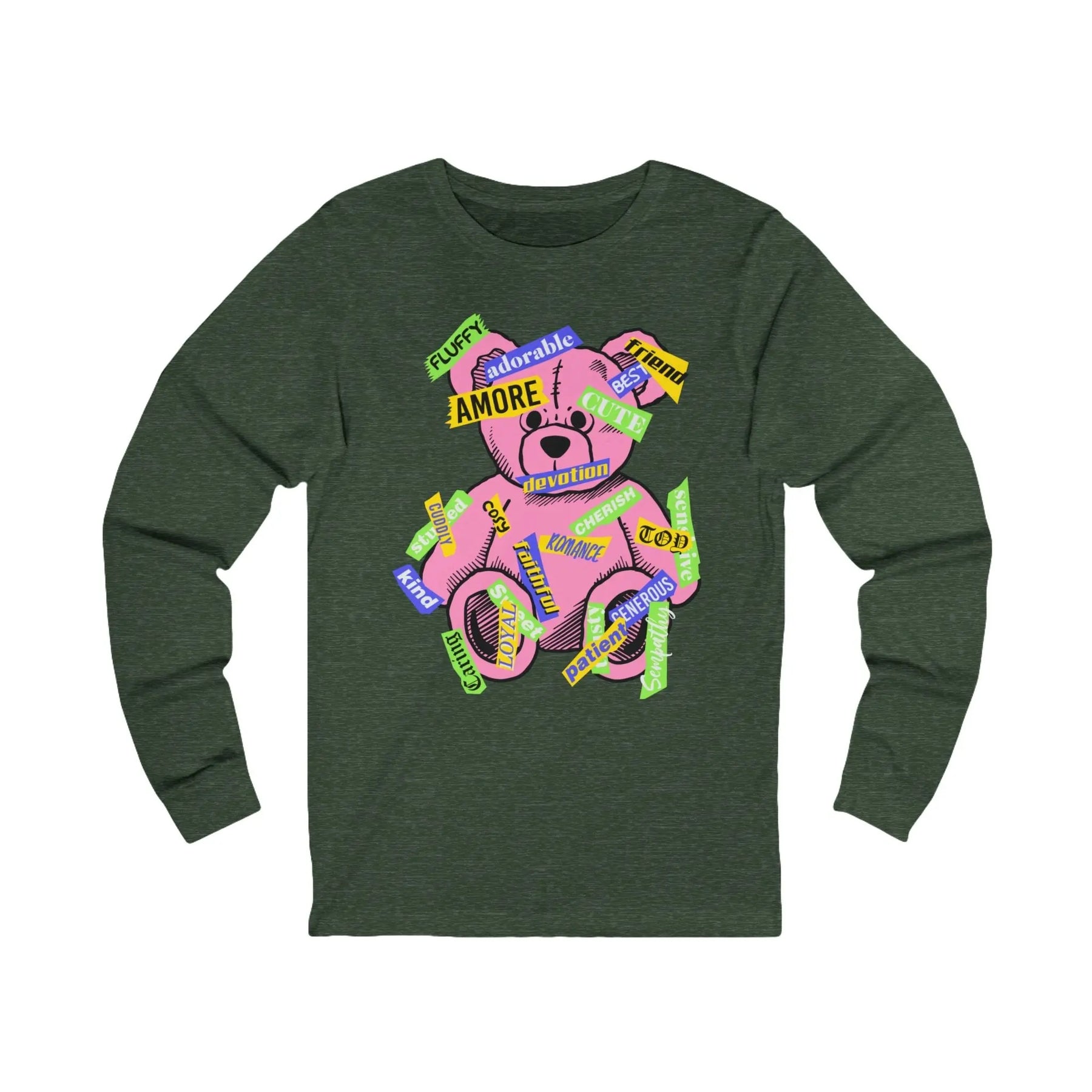 Bears Unisex Jersey Long Sleeve Tee Printify