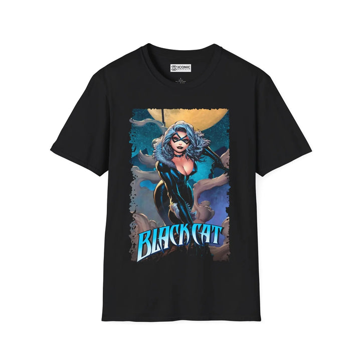 Black Cat T-Shirt Printify