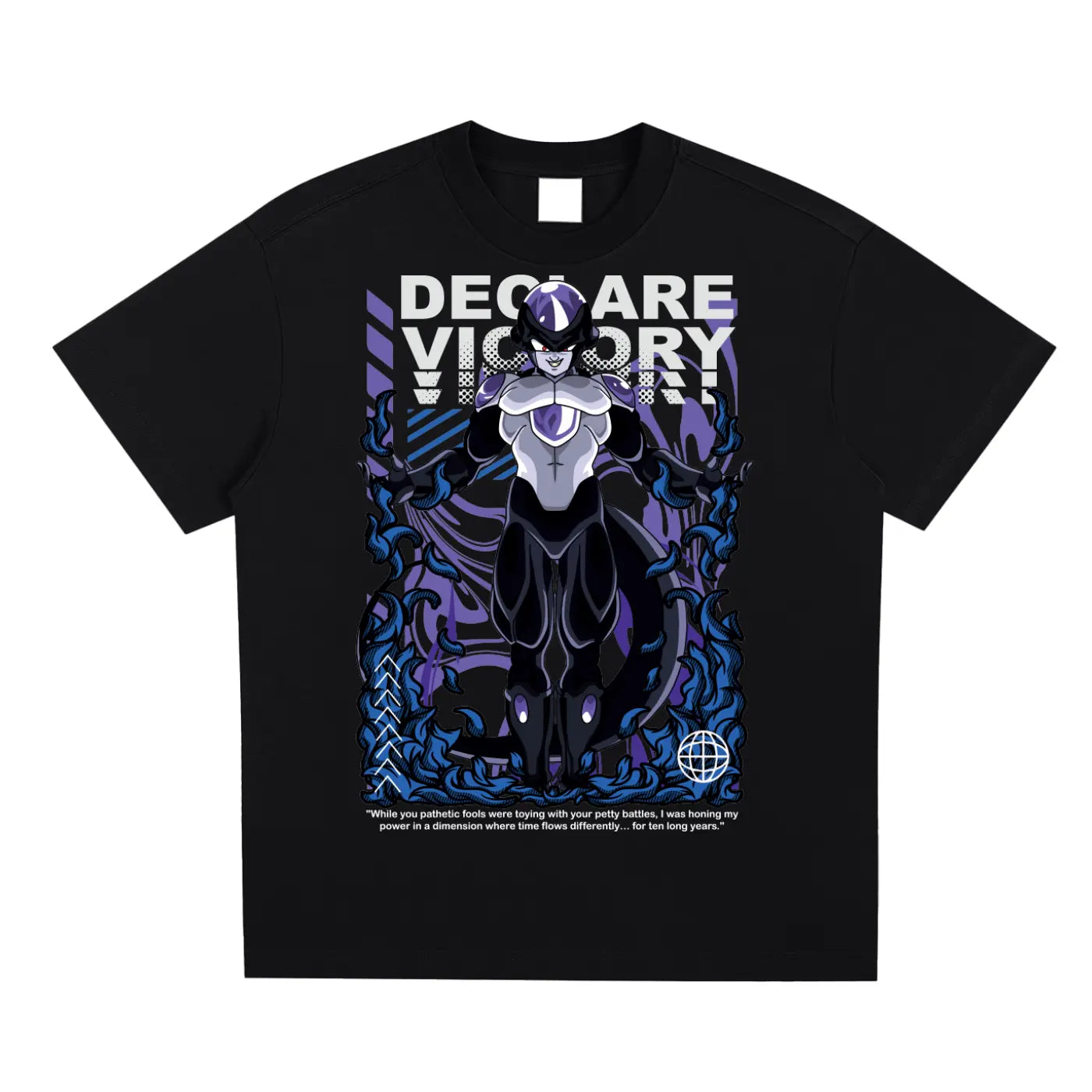 Black Frieza Dragonball Super Sorona Quick-Dry Cooling T-shirt ODMPOD