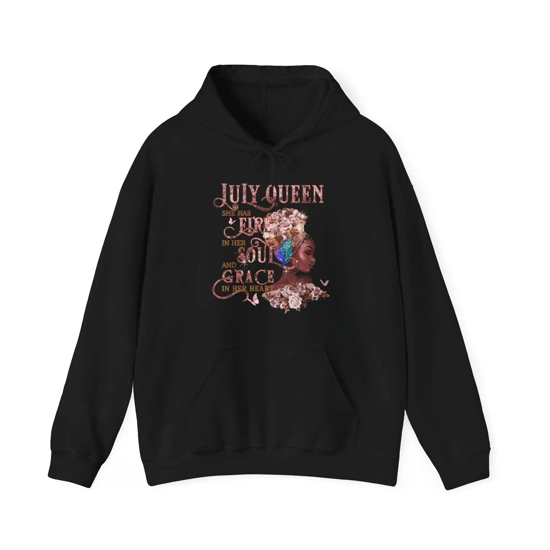 Black girl magic Unisex Heavy Blend™ Hooded Sweatshirt Printify