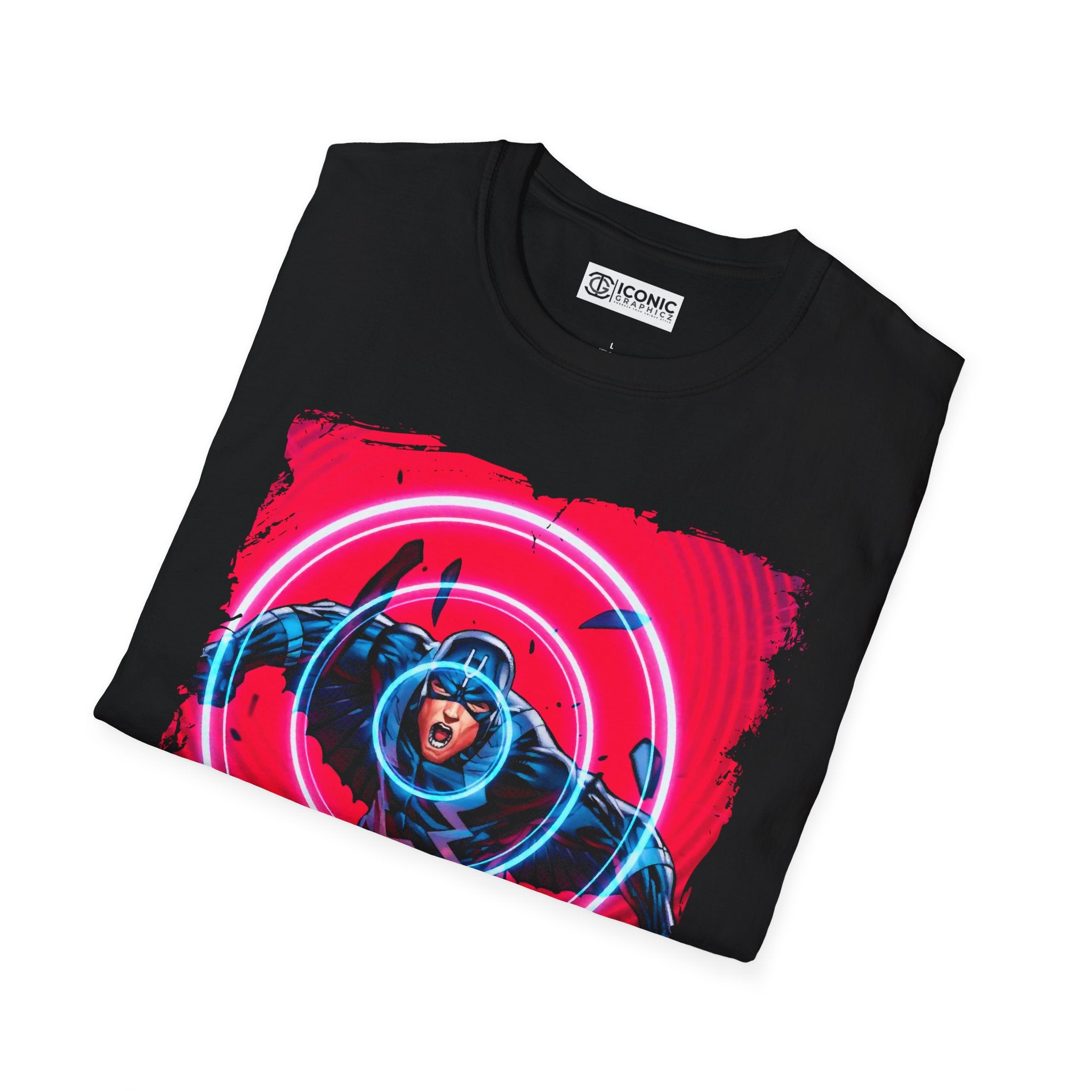 Black Bolt T-Shirt - IGZ Clothing  - Black Bolt Unisex Softstyle T-Shirt Best Price 26 at IGZ Clothing 