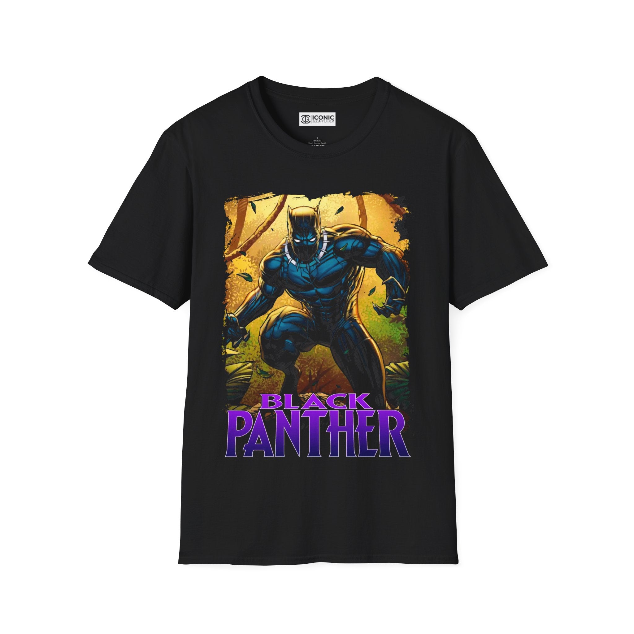 Black Panther T-Shirt - IGZ Clothing  - Black Panther Unisex Softstyle T-Shirt Best Price 26 at IGZ Clothing 