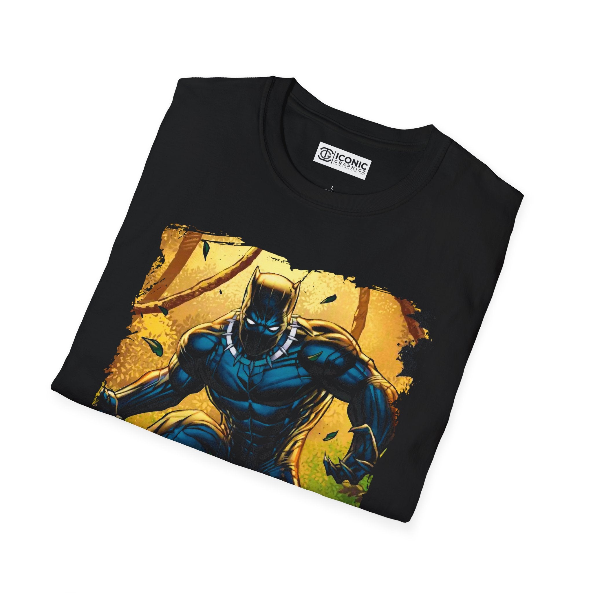 Black Panther T-Shirt - IGZ Clothing  - Black Panther Unisex Softstyle T-Shirt Best Price 26 at IGZ Clothing 