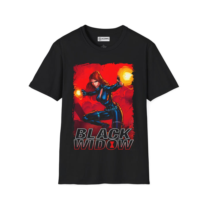 Black Widow T-Shirt - IGZ Clothing  - Black Widow Unisex Softstyle T-Shirt Best Price 26 at IGZ Clothing 