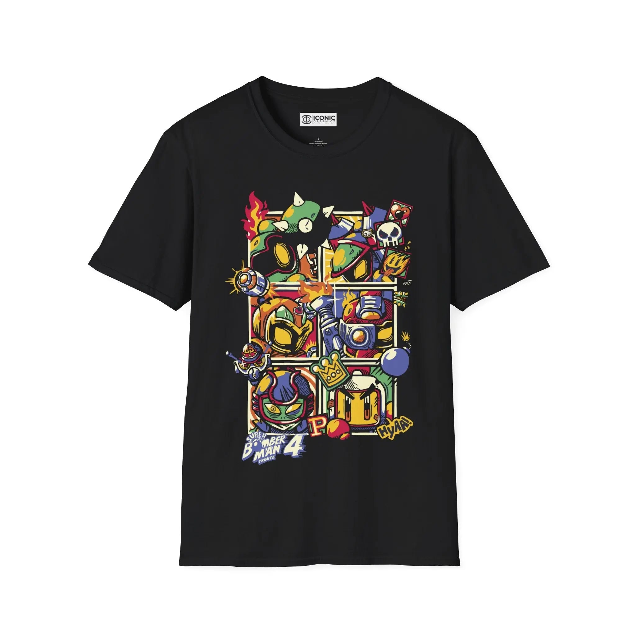 Bomber Man T-Shirt Printify