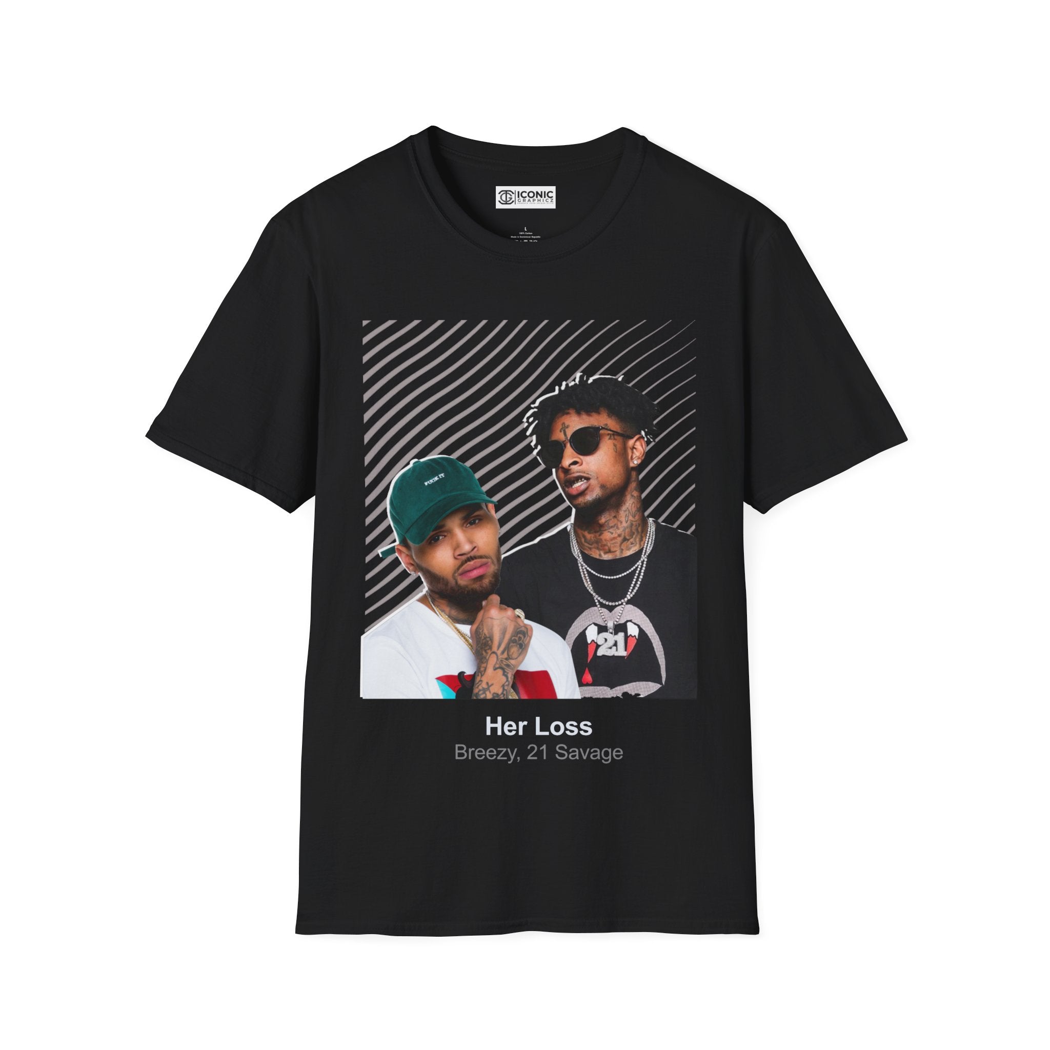 Breezy and 21 Savage T-Shirt - IGZ Clothing  - Breezy and 21 Savage Unisex Softstyle T-Shirt Best Price 26 at IGZ Clothing 
