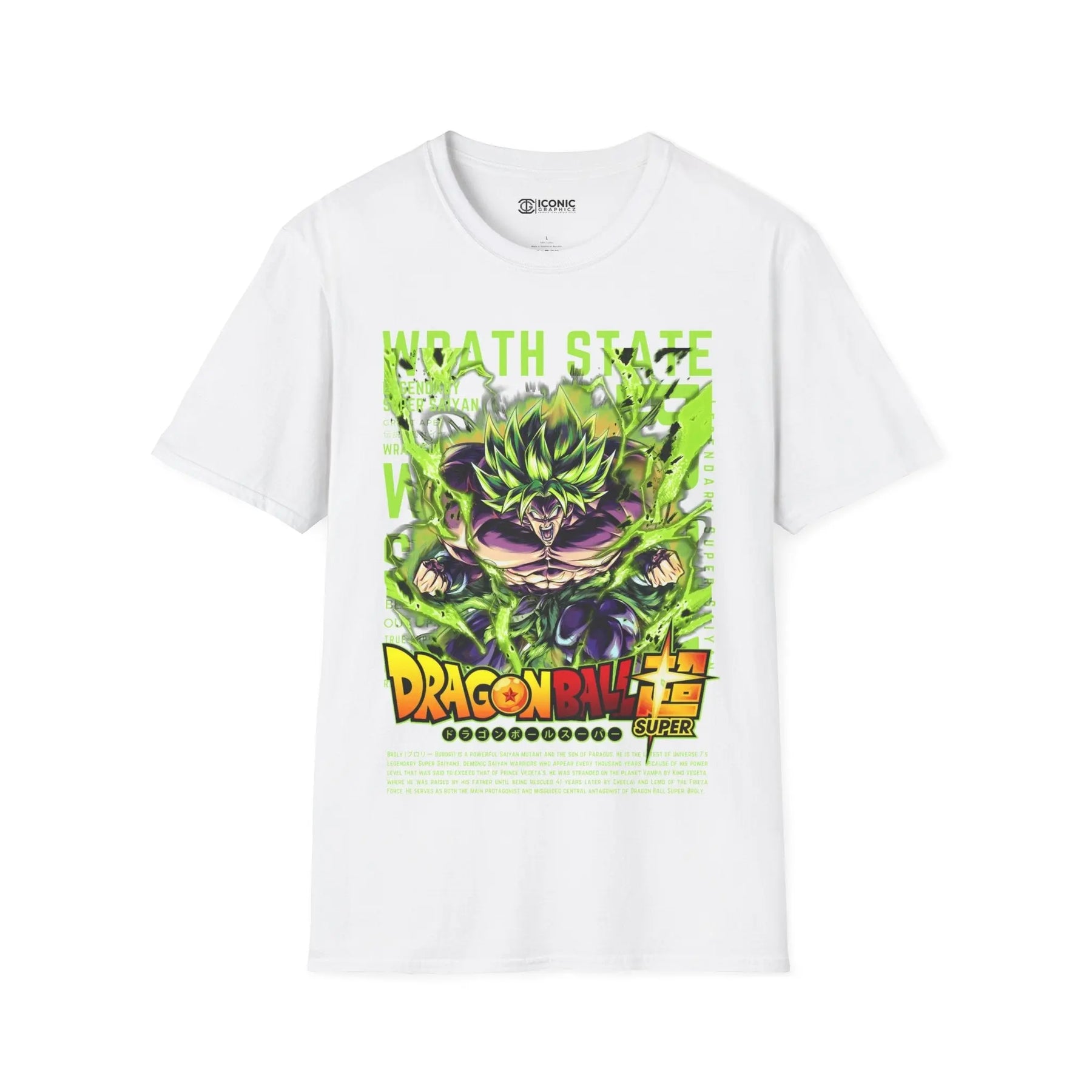 Broly Dragonball Super T-Shirt Printify
