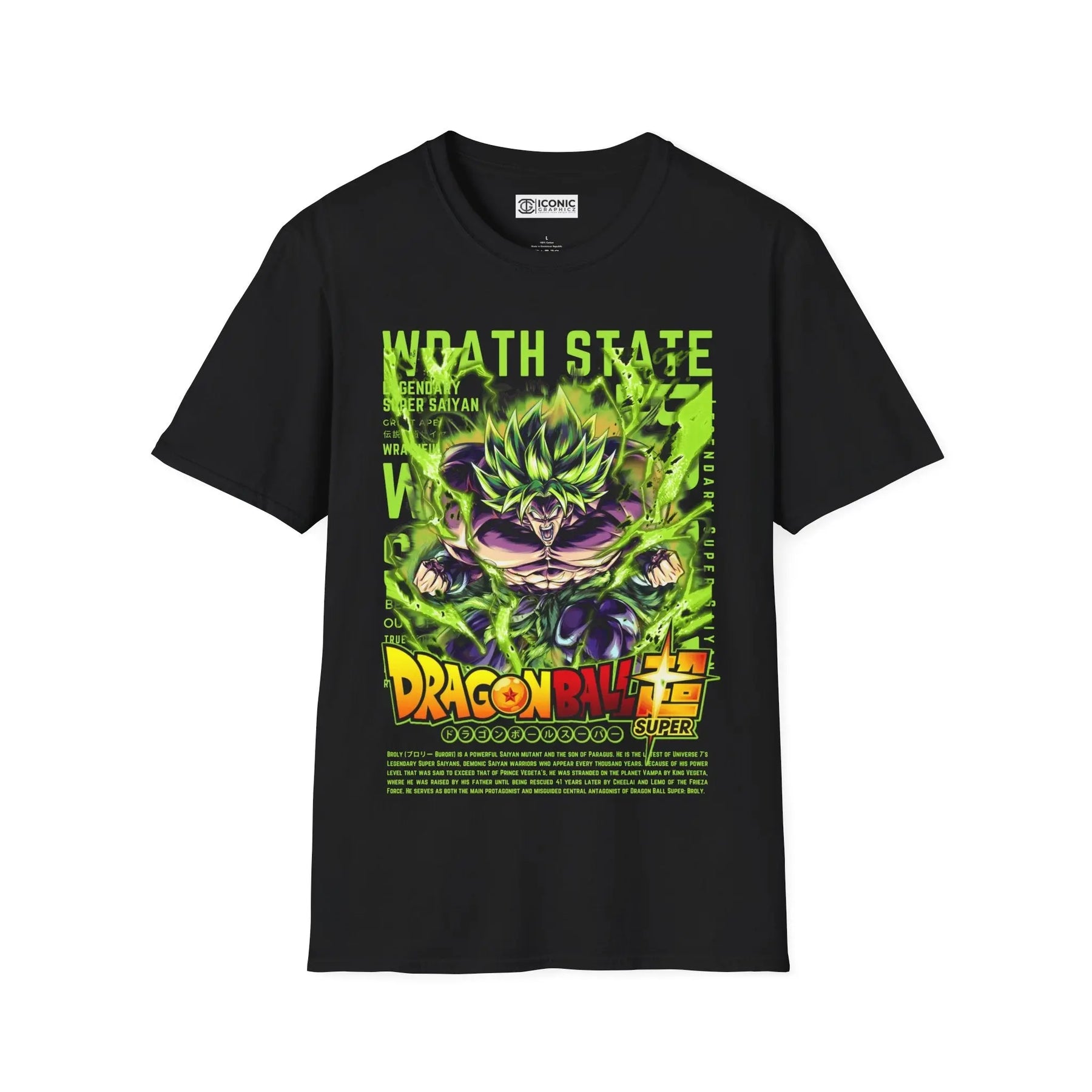 Broly Dragonball Super T-Shirt Printify