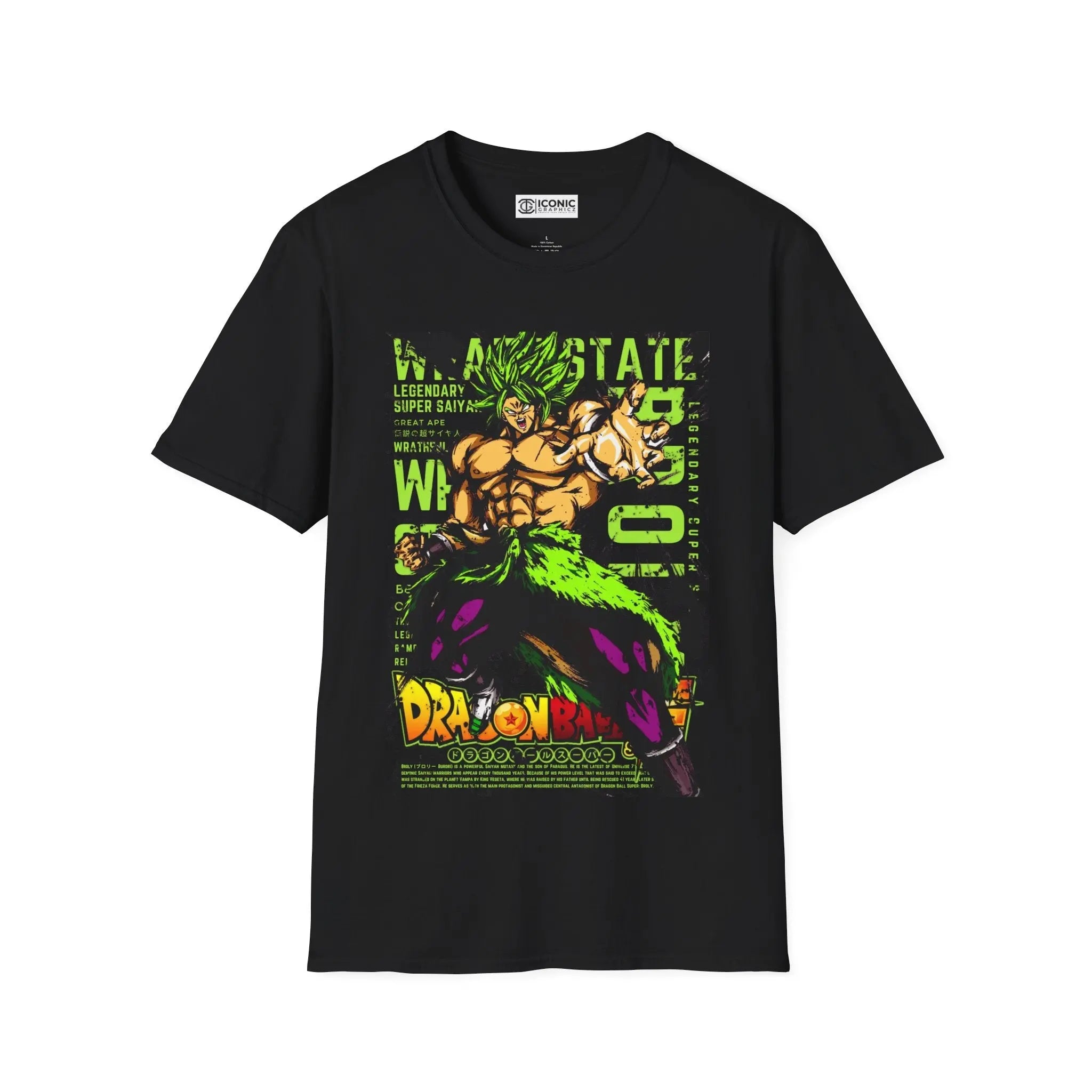 Broly Dragonball Super T-Shirt Printify