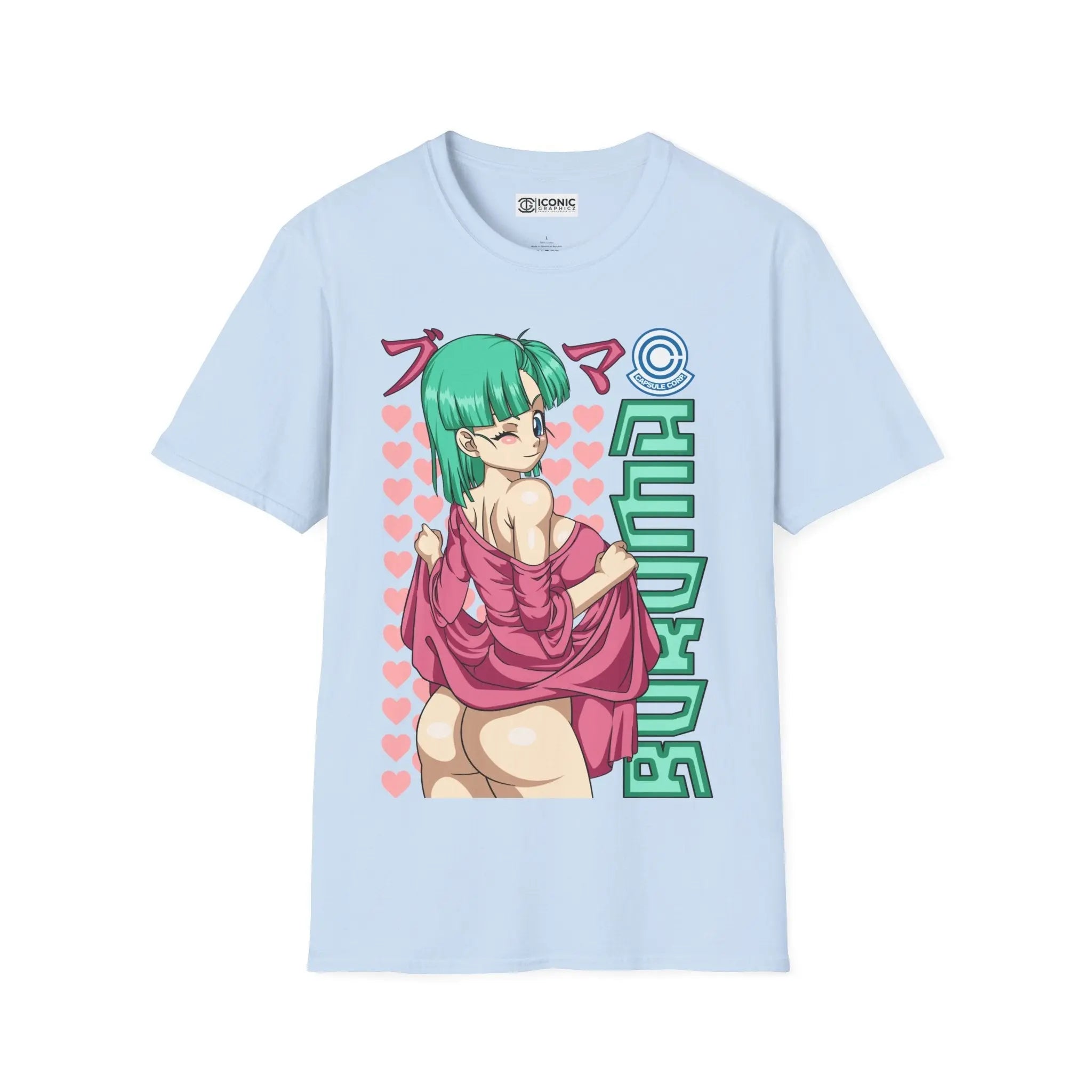 Bulma Dragonball Waifu T-Shirt Printify