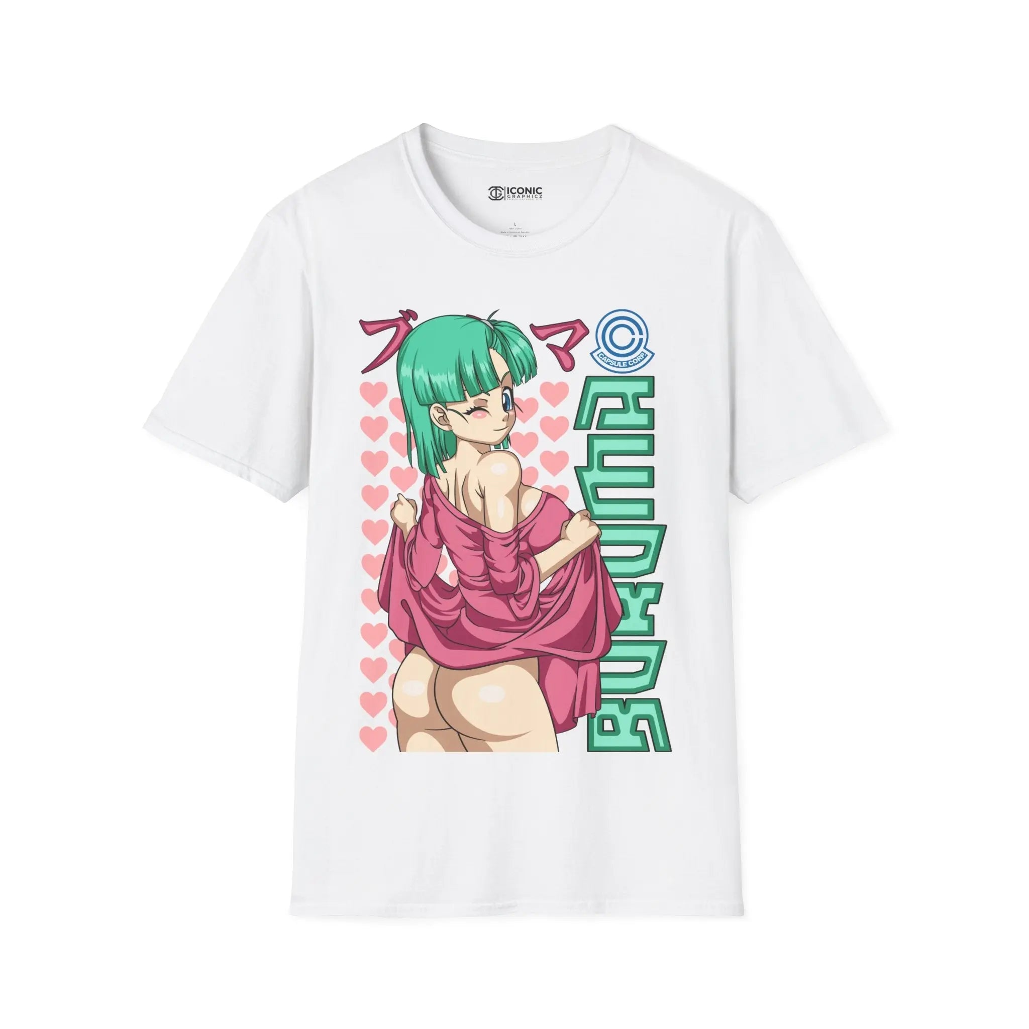 Bulma Dragonball Waifu T-Shirt Printify