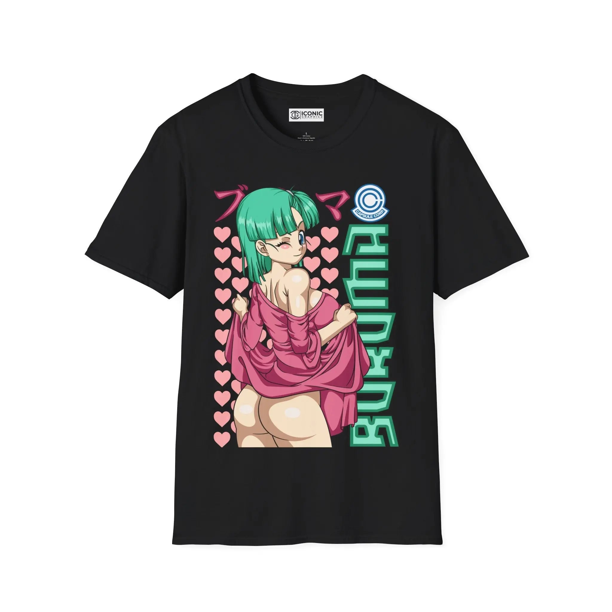 Bulma Dragonball Waifu T-Shirt Printify