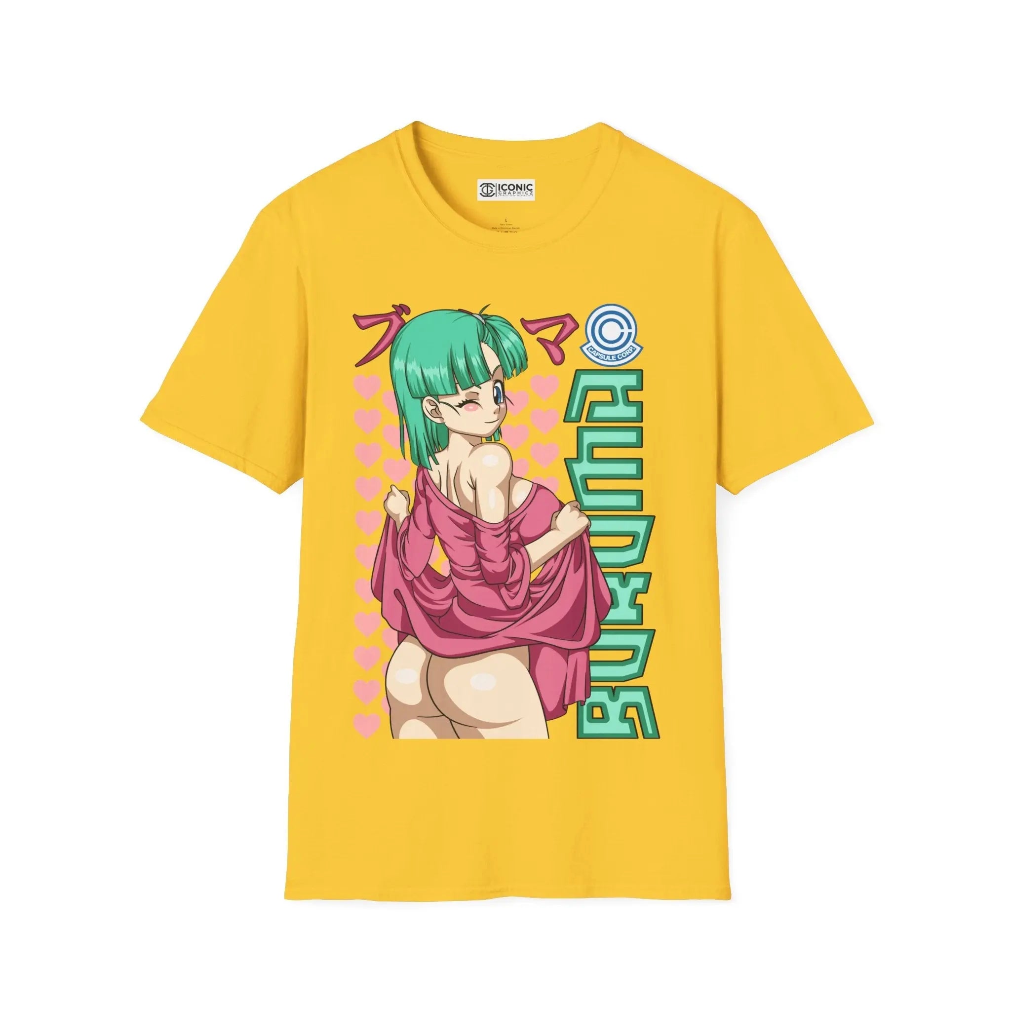 Bulma Dragonball Waifu T-Shirt Printify