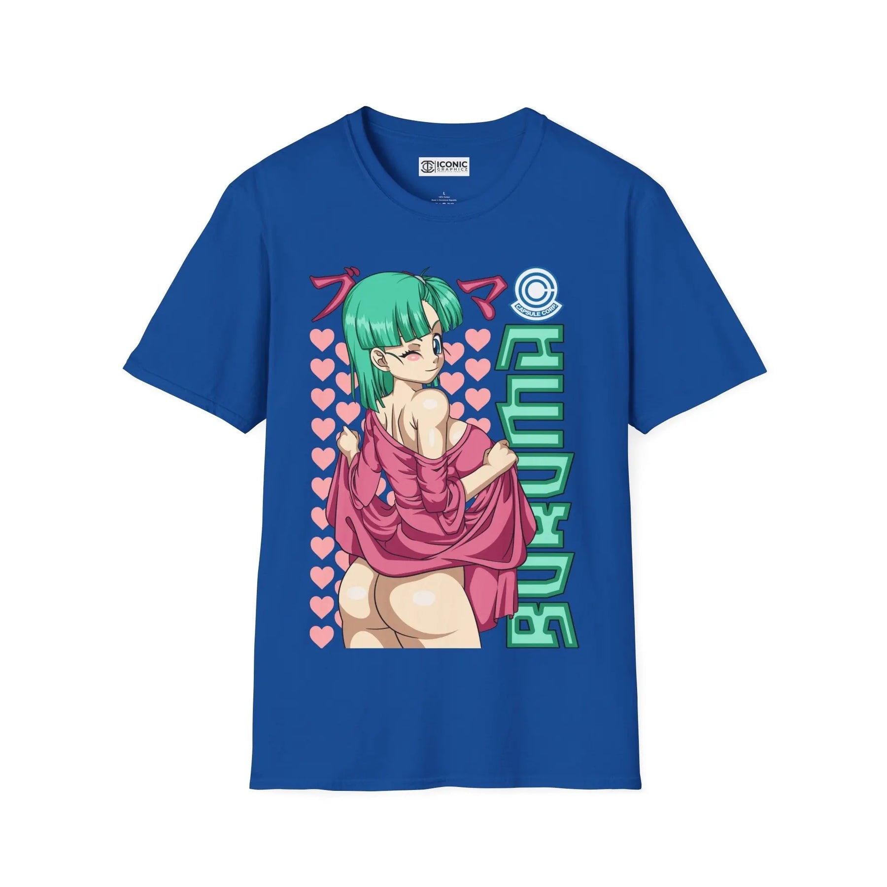 Bulma Dragonball Waifu T-Shirt Printify