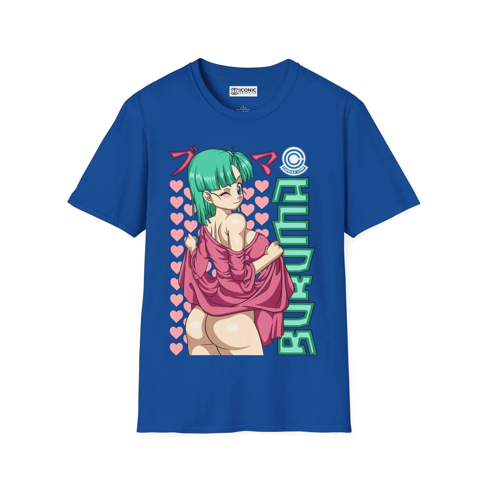 Bulma Dragonball Waifu T-Shirt Printify