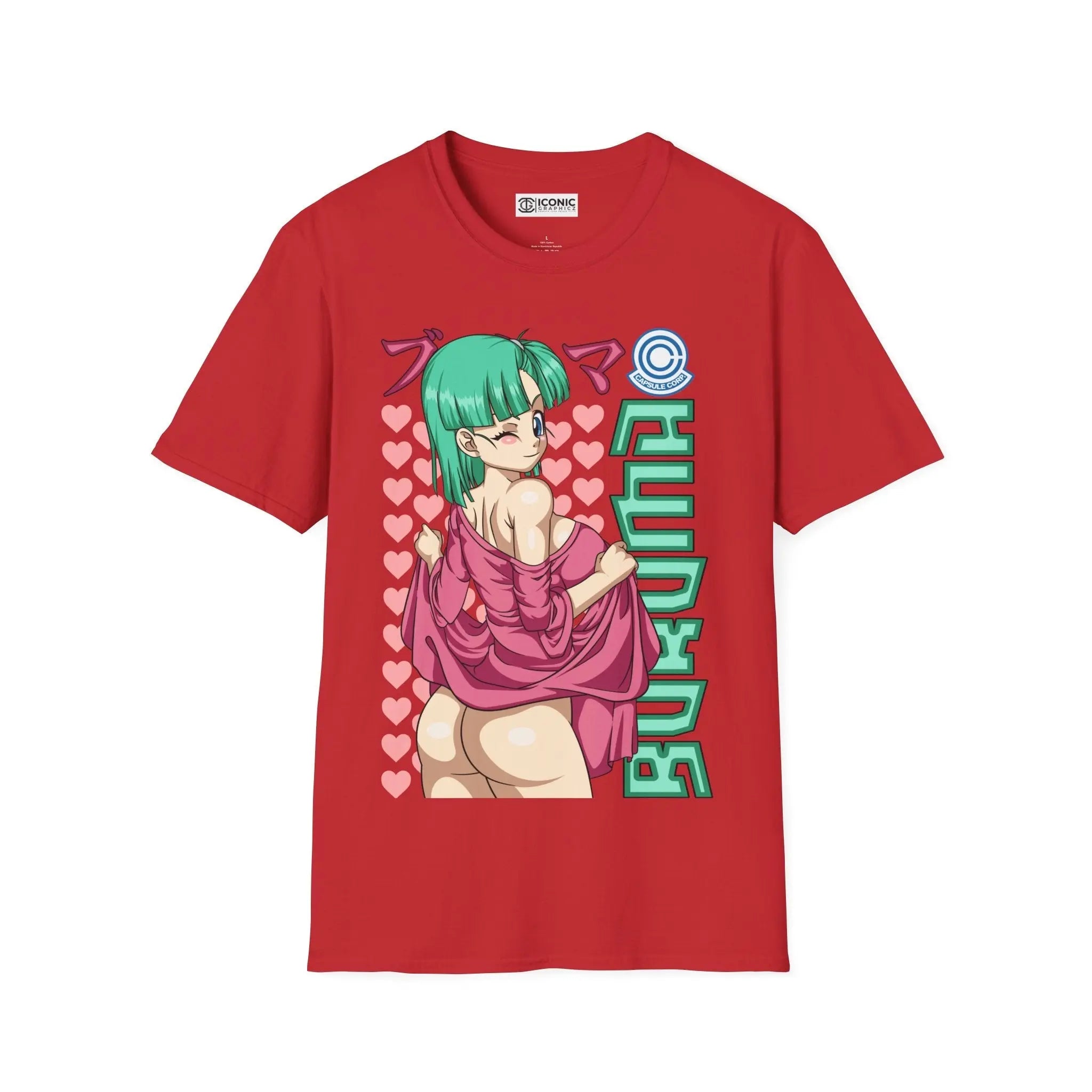 Bulma Dragonball Waifu T-Shirt Printify