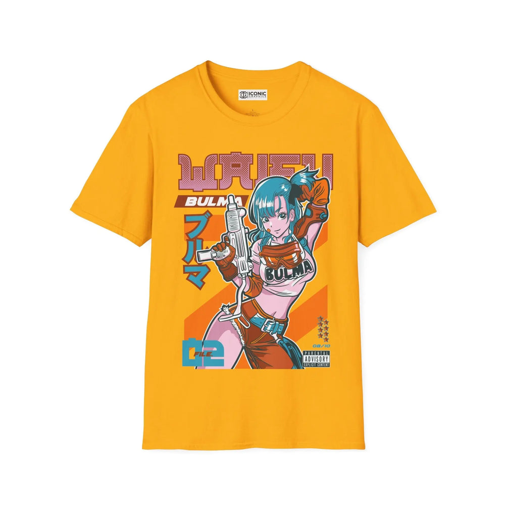 Bulma Dragonball Waifu T-Shirt Printify