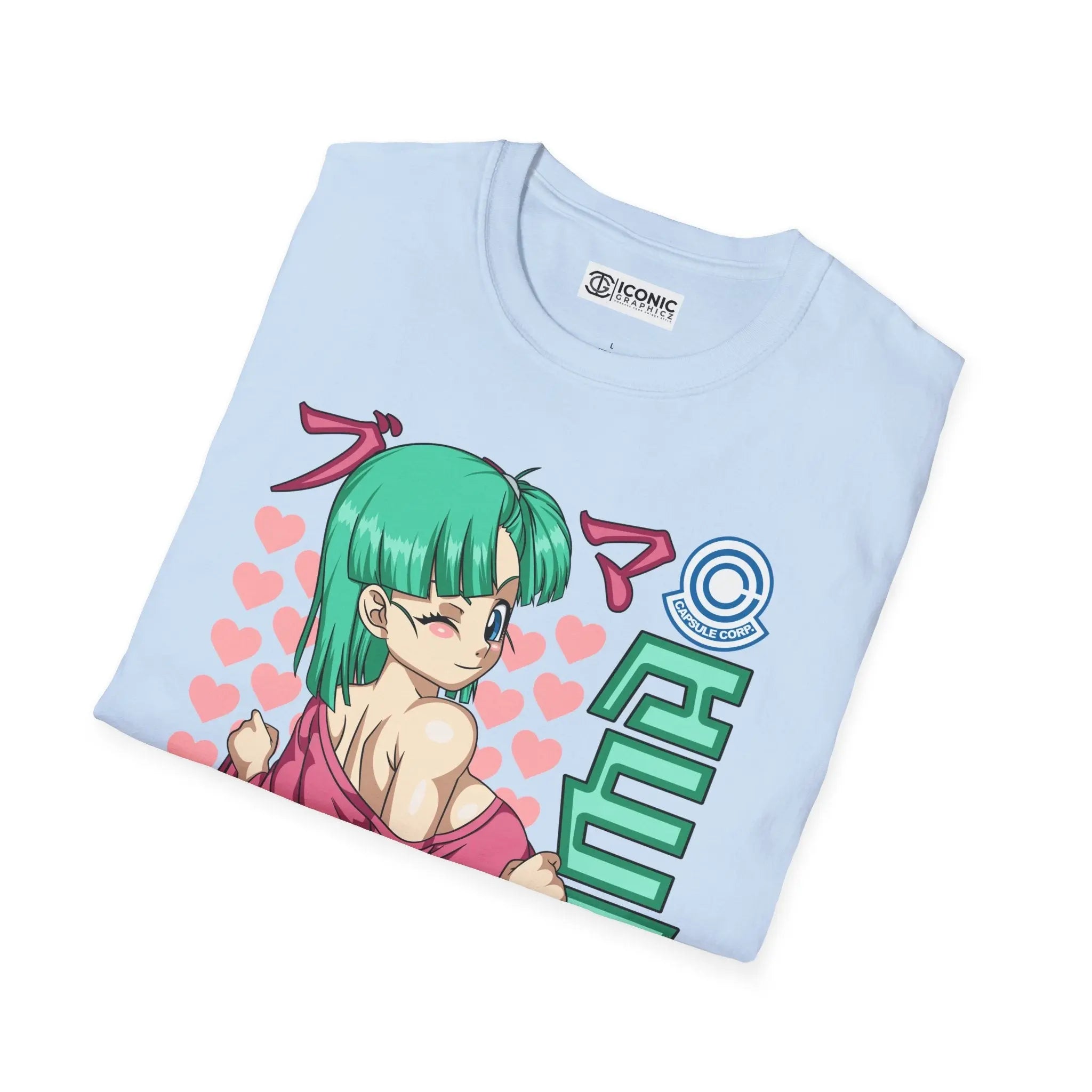Bulma Dragonball Waifu T-Shirt Printify