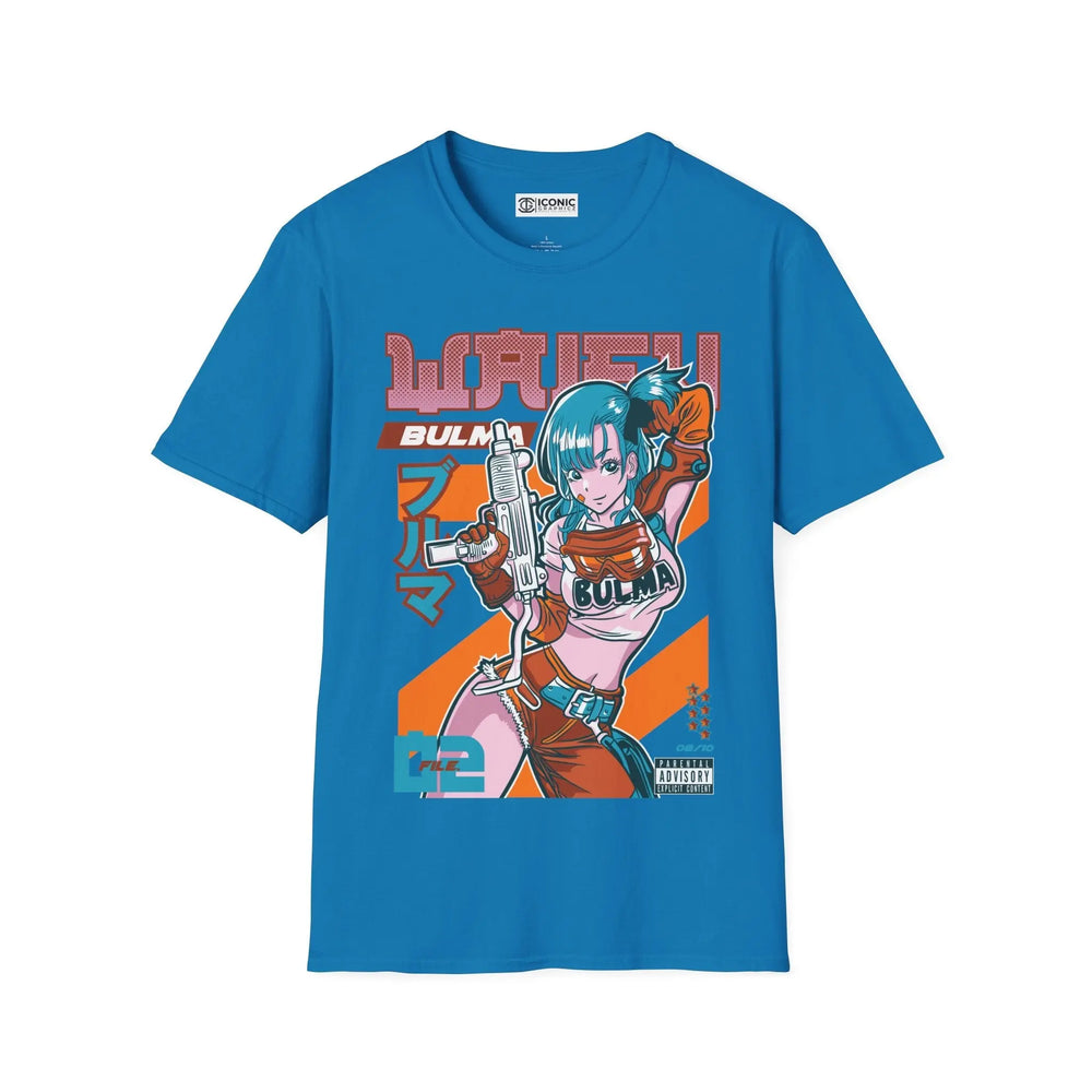 Bulma Dragonball Waifu T-Shirt Printify