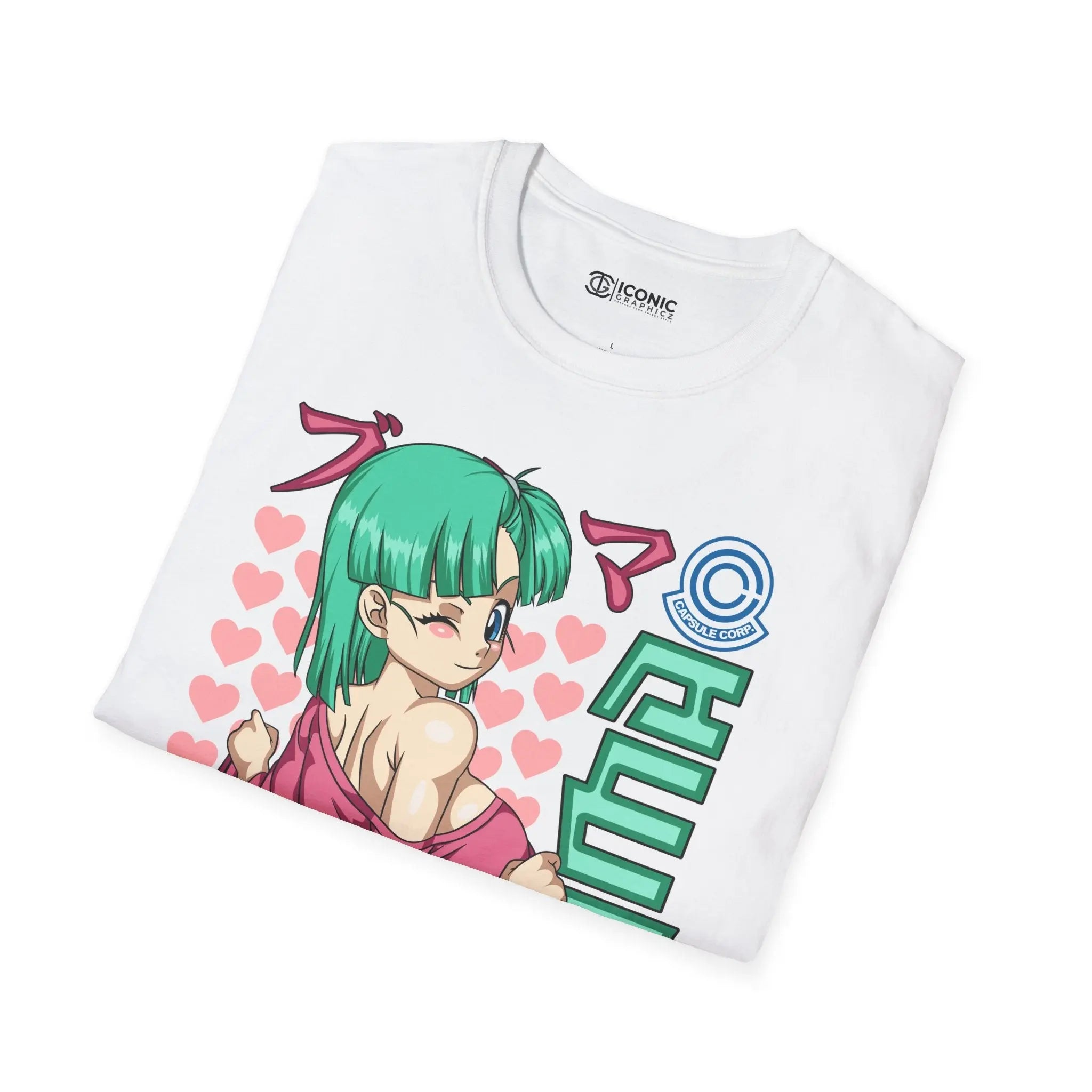 Bulma Dragonball Waifu T-Shirt Printify