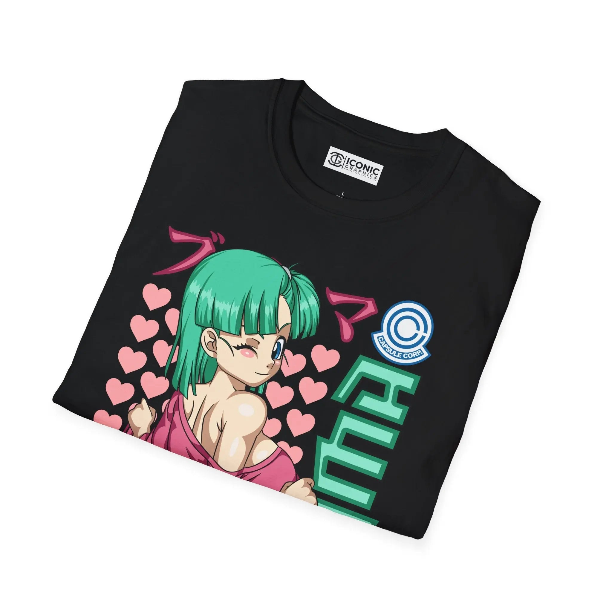 Bulma Dragonball Waifu T-Shirt Printify