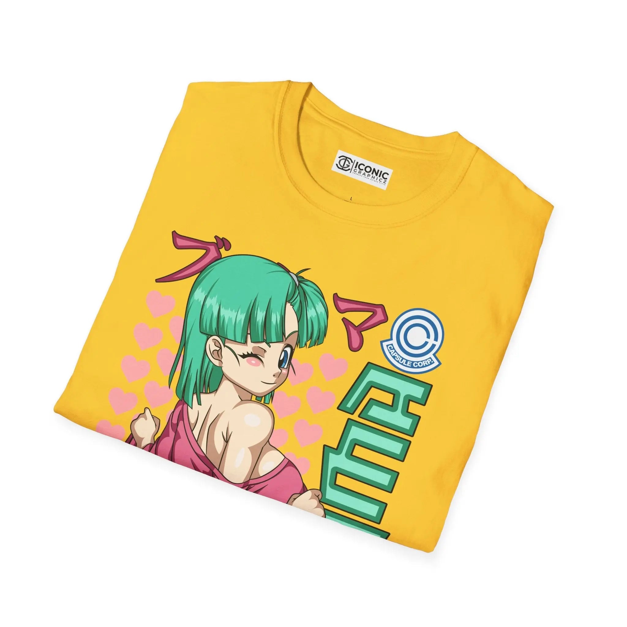 Bulma Dragonball Waifu T-Shirt Printify