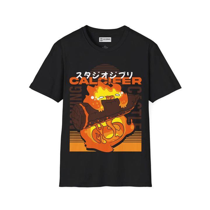 Calcifer Howls moving castle T-Shirt Printify