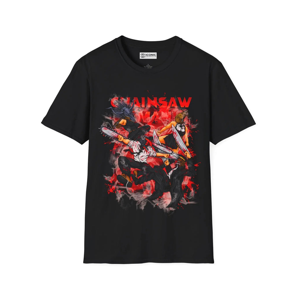 Chainsaw Man Devil battle T-Shirt Printify