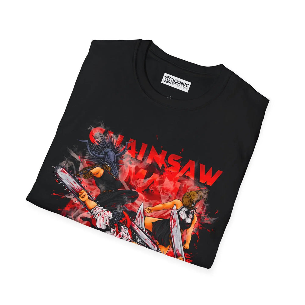 Chainsaw Man Devil battle T-Shirt Printify