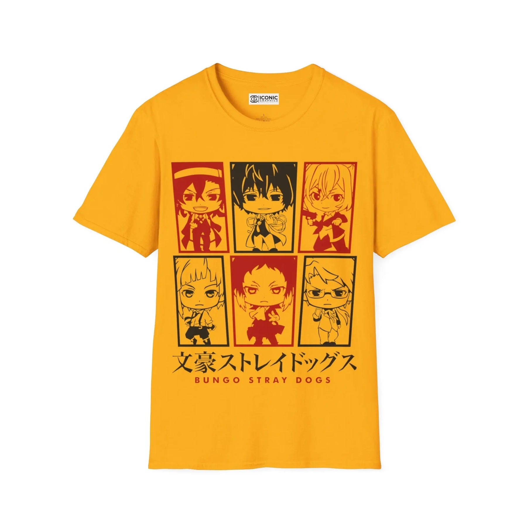 Chibi Bungo Stray Dogs T-Shirt Printify
