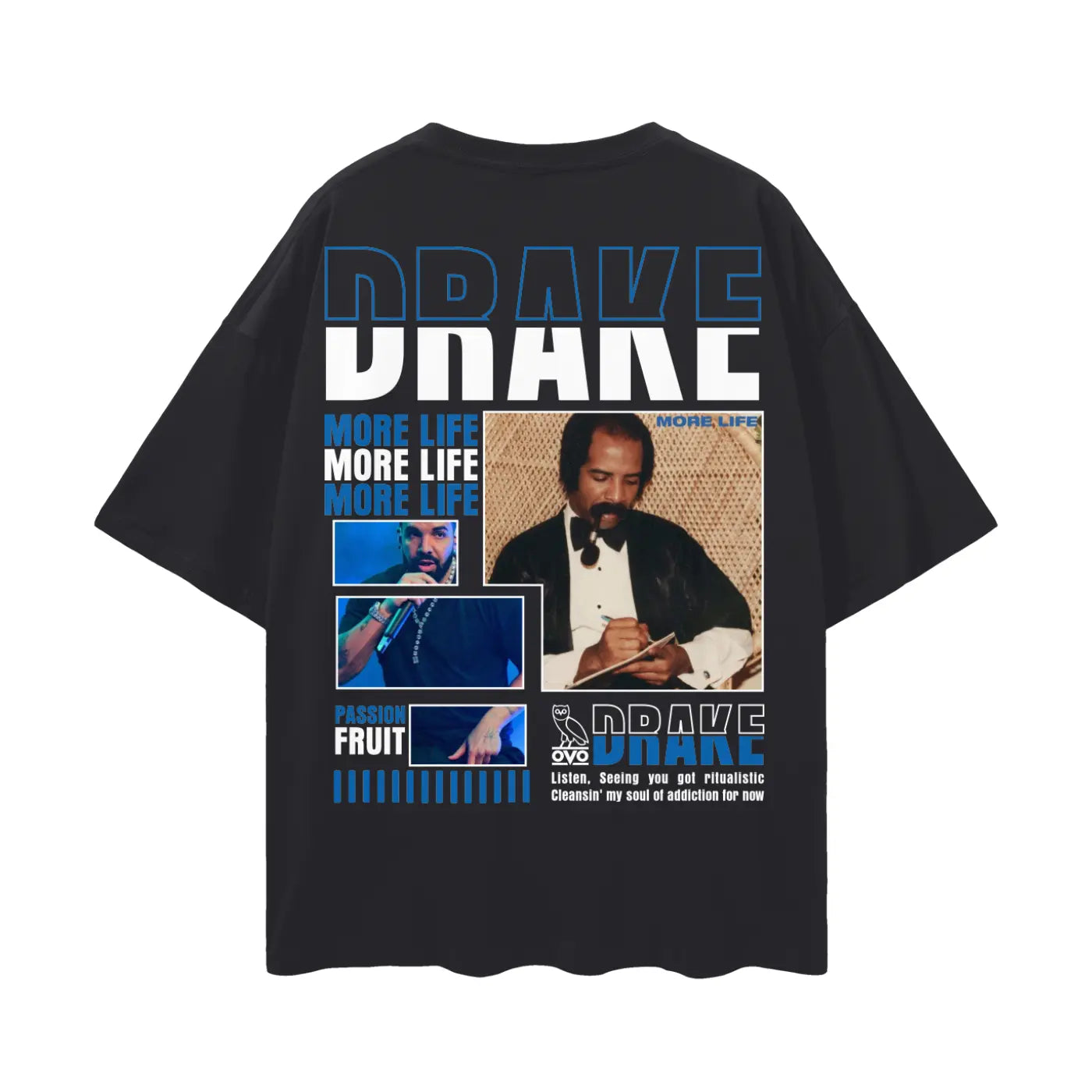 DRAKE Oversize Deep Drop Shoulder Tee ODMPOD