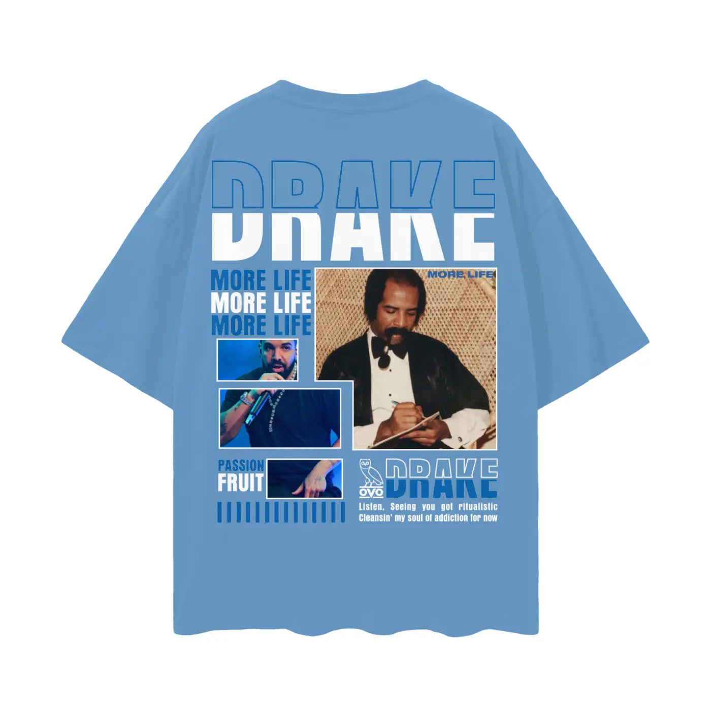 DRAKE Oversize Deep Drop Shoulder Tee ODMPOD