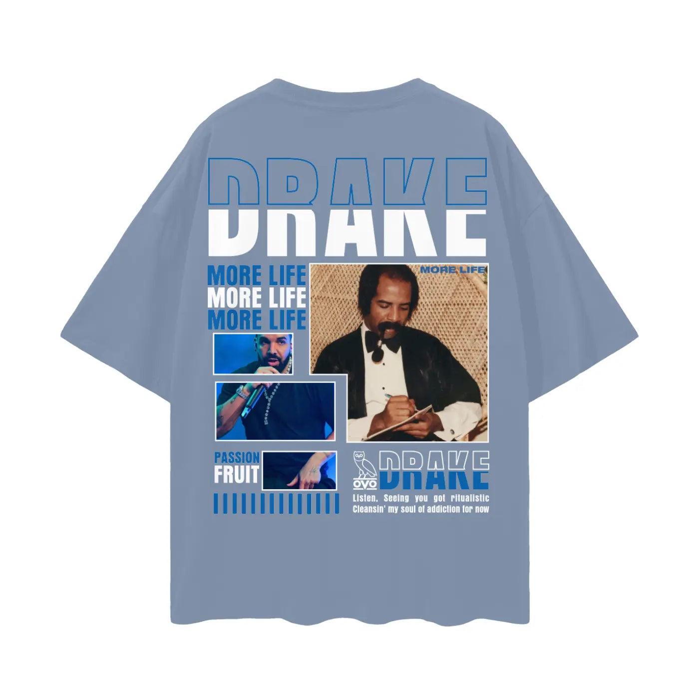 DRAKE Oversize Deep Drop Shoulder Tee ODMPOD
