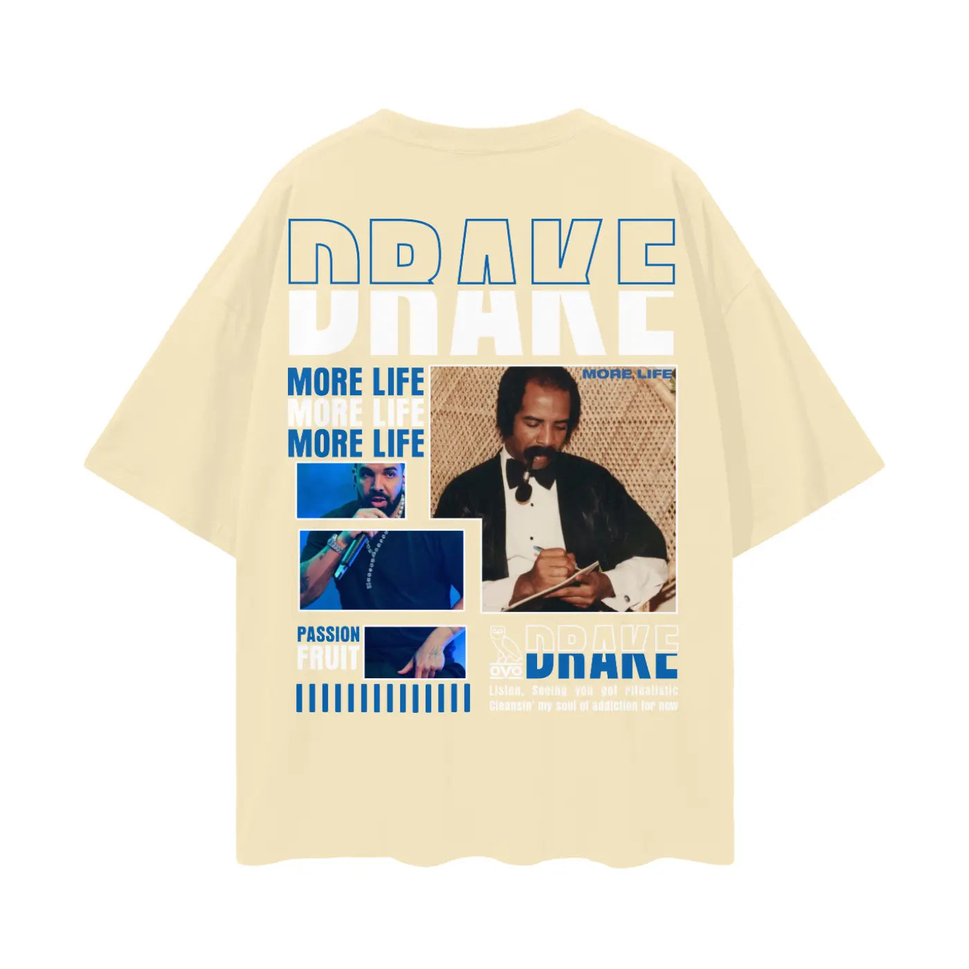 DRAKE Oversize Deep Drop Shoulder Tee ODMPOD