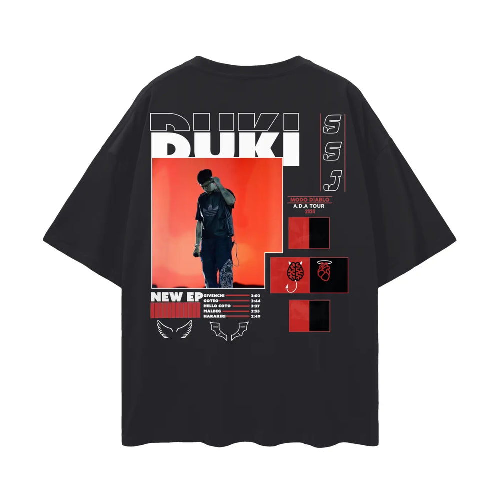 DUKI Oversize Deep Drop Shoulder Tee ODMPOD