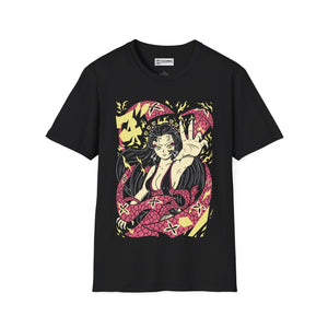 Daki Demon Slayer T-Shirt - IGZ Clothing  - Daki Unisex Softstyle T-Shirt Best Price 26 at IGZ Clothing 