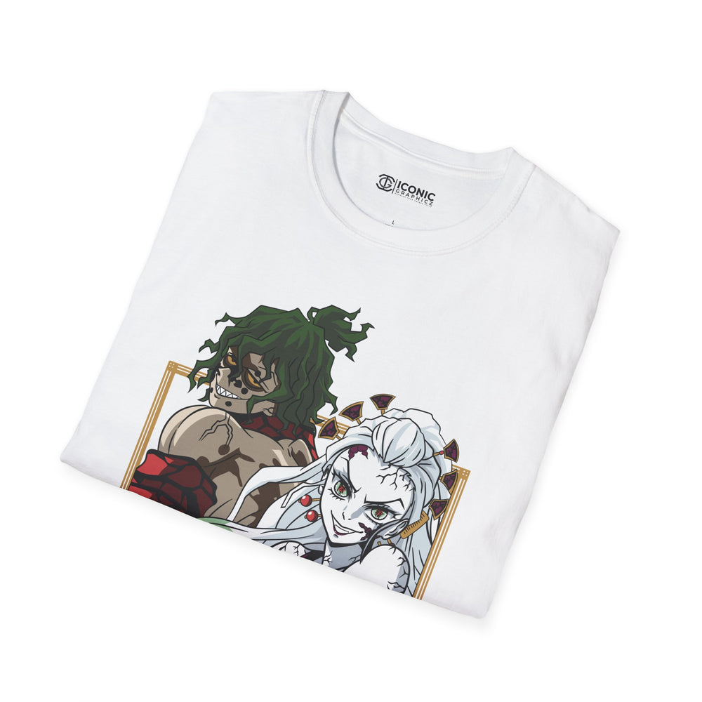 Daki and Gyutaro Demon Slayer T-Shirt - IGZ Clothing  - Daki and Gyutaro Unisex Softstyle T-Shirt Best Price 26 at IGZ Clothing 