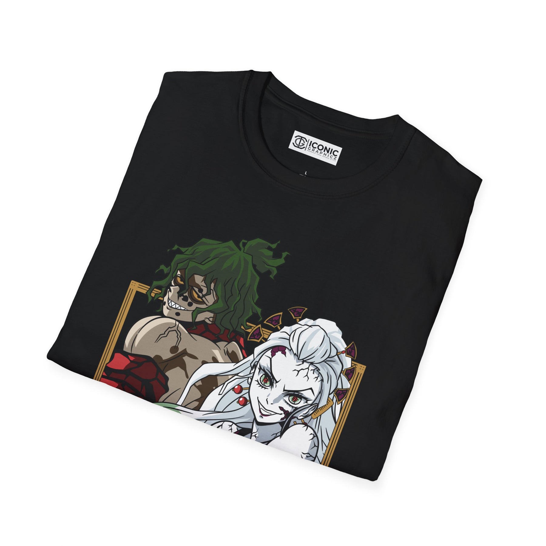 Daki and Gyutaro Demon Slayer T-Shirt - IGZ Clothing  - Daki and Gyutaro Unisex Softstyle T-Shirt Best Price 26 at IGZ Clothing 